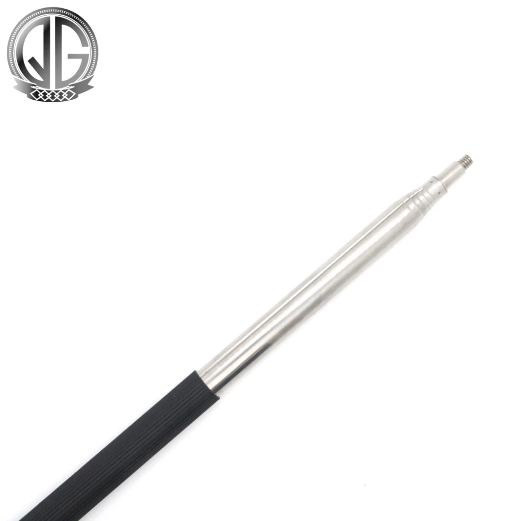 Basic Customization Stainless Steel 304 Extension Telescopic Pole with Rubber Handle