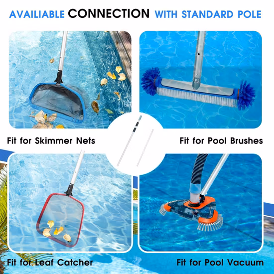 丈夫なアルミ伸縮ポール